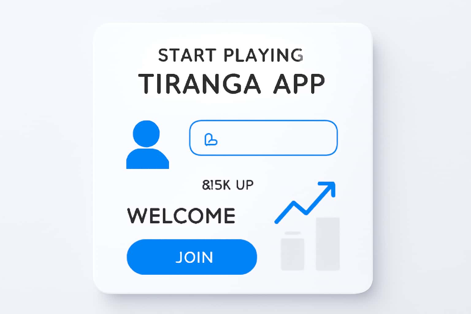 Start Playing Tiranga App - Sign Up Interface