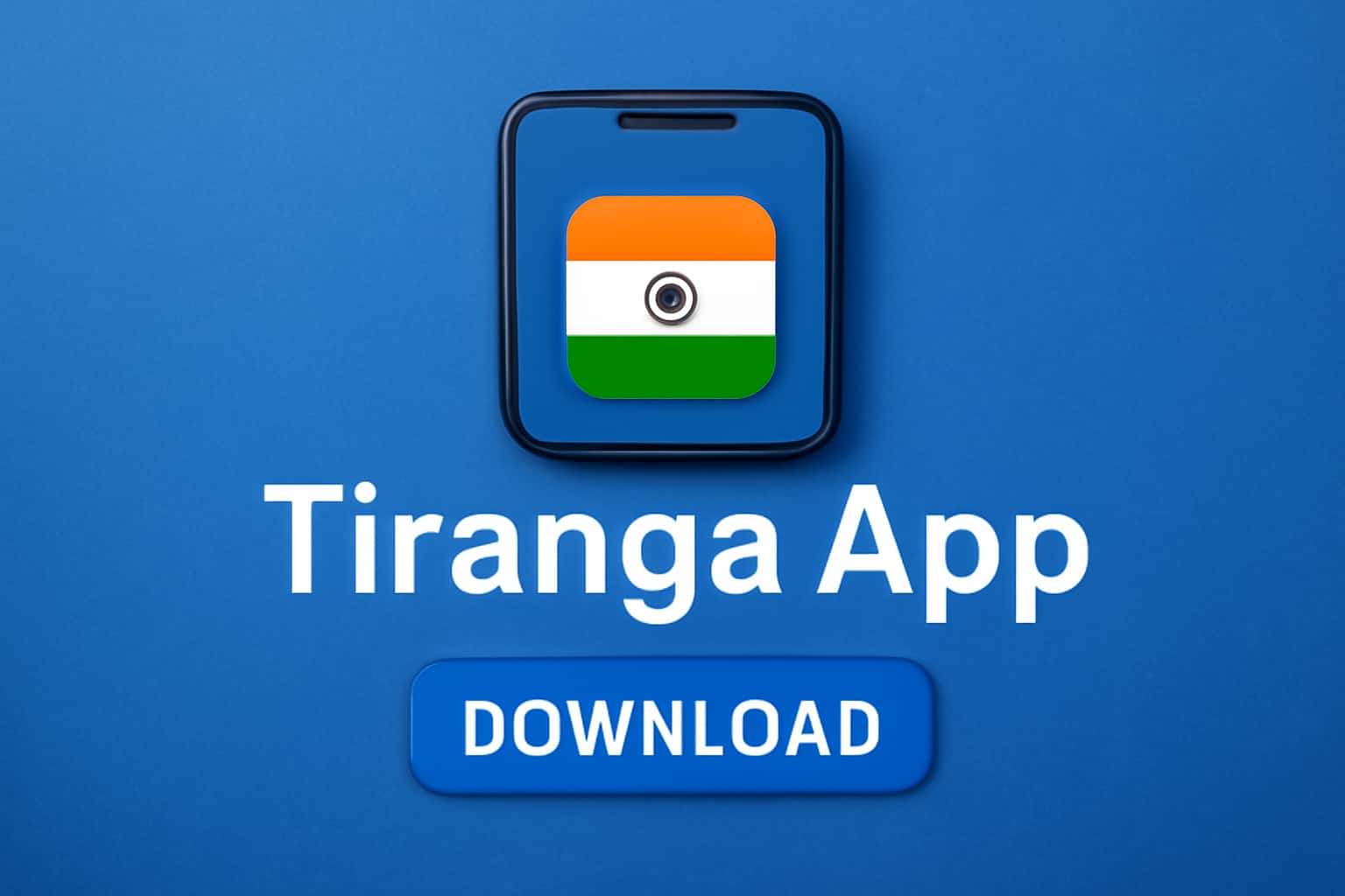 Visual representation of Tiranga App Download process.