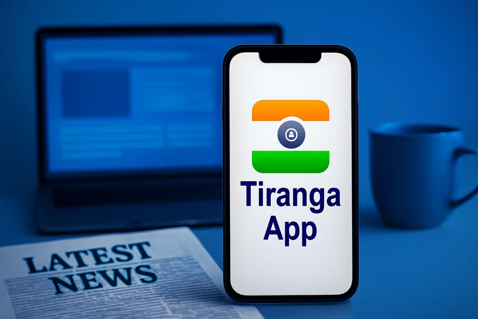 Informational scene about the Latest News for Tiranga App