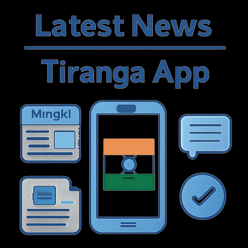 Diagram illustrating the Latest News for Tiranga App