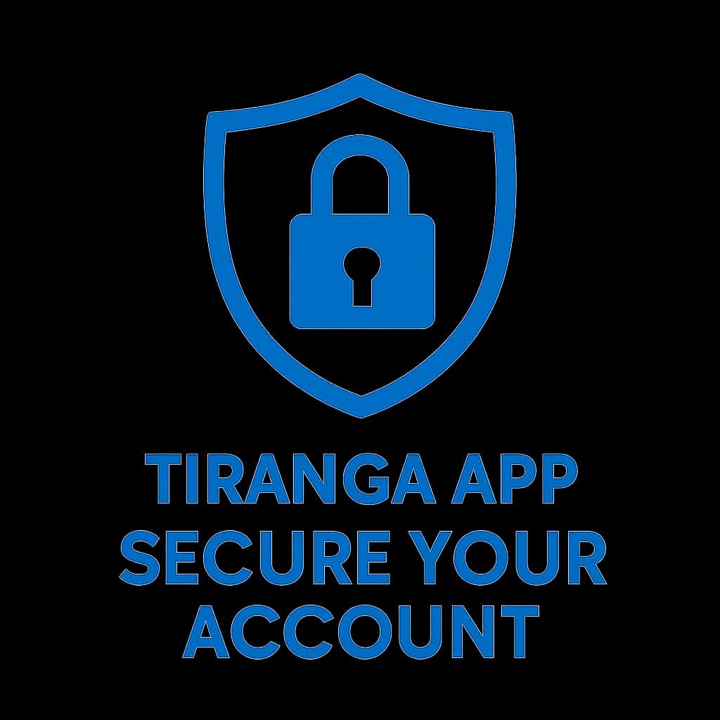An icon representing the Tiranga App account security guide.