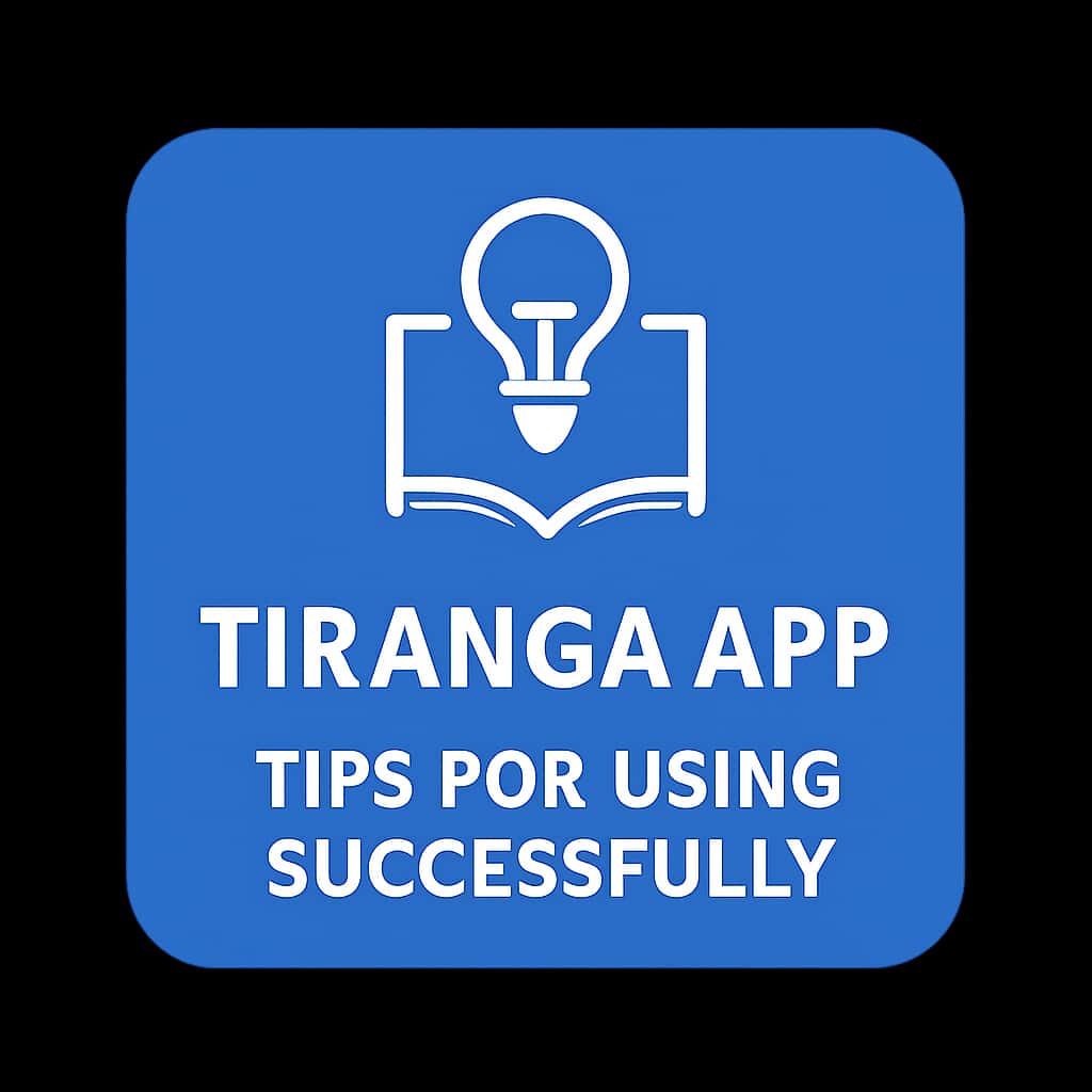 Icon representing the guide for using Tiranga App.