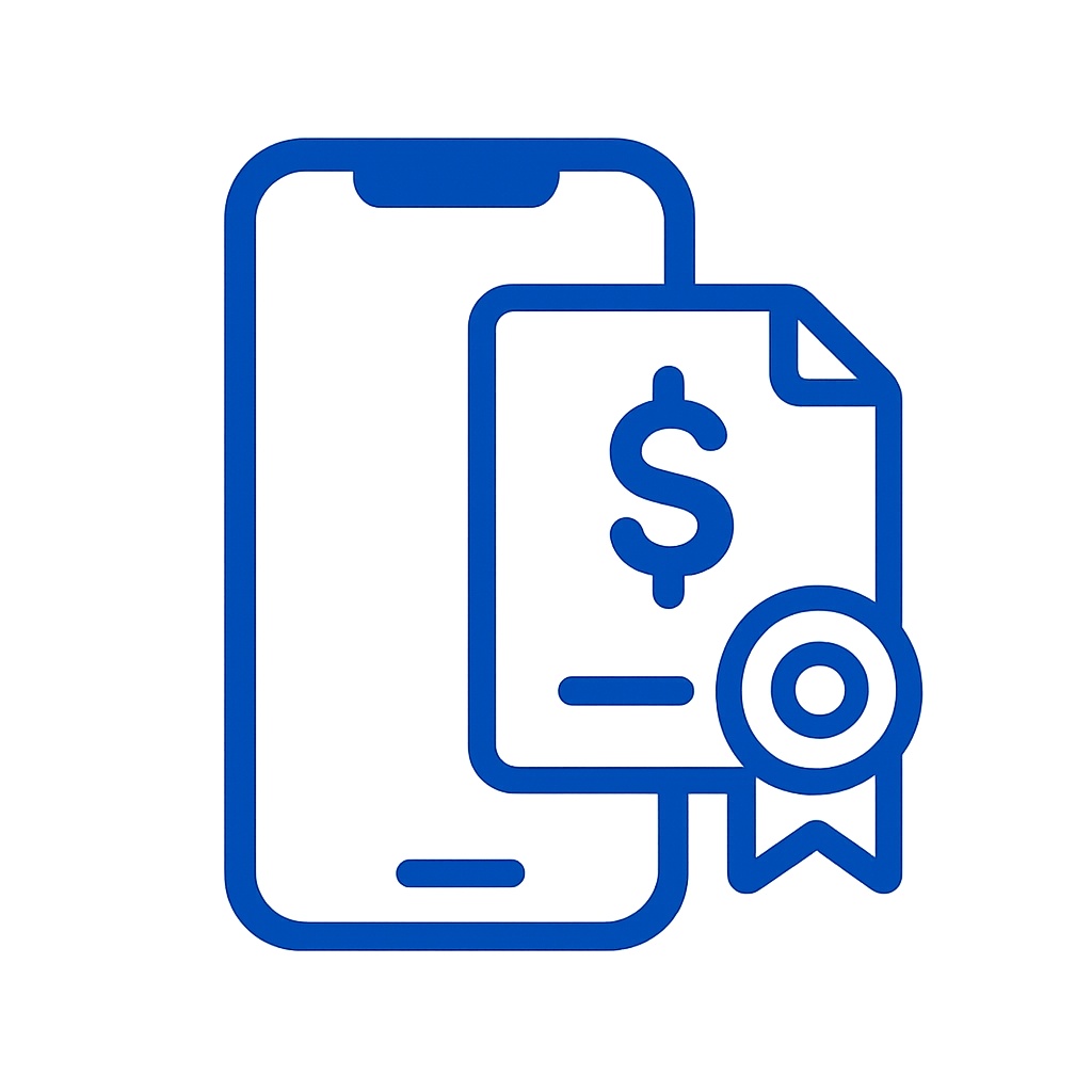 Illustration detailing steps for installing the Tiranga App on emulators.