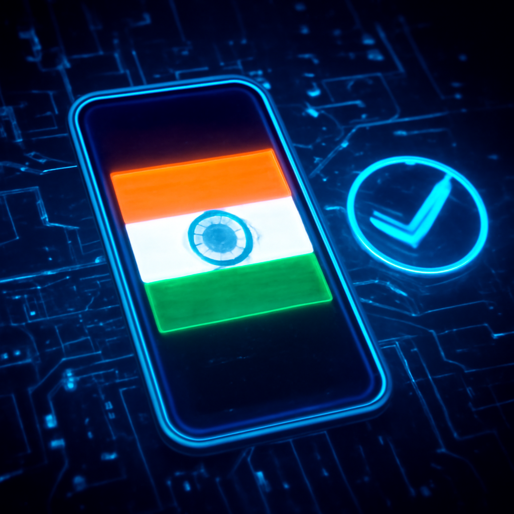 Icon representing the installation of the Tiranga App on emulators.