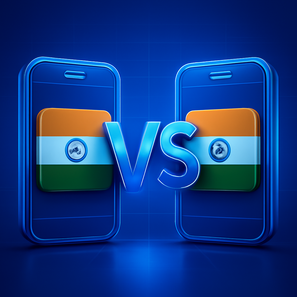 Badge concept for Latest News for Tiranga App