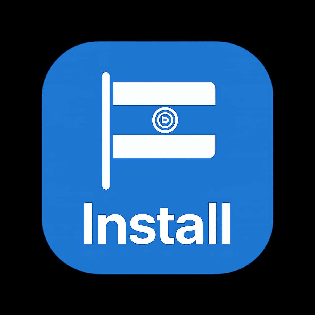 Icon representing the installation guide for Tiranga App.