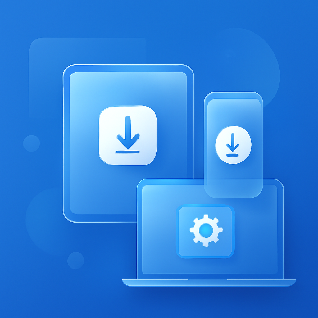 An educational diagram showcasing the steps to update the Tiranga App.
