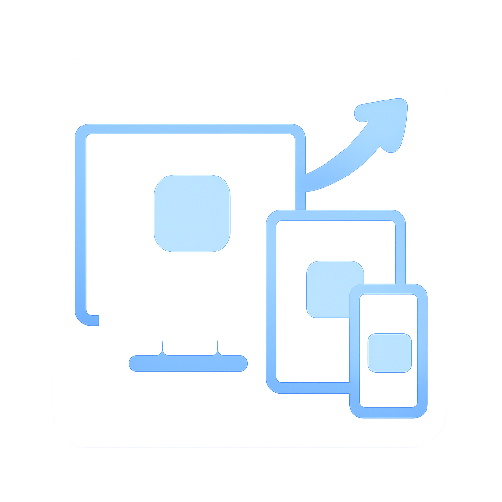 A professional badge representing the process of updating the Tiranga App.