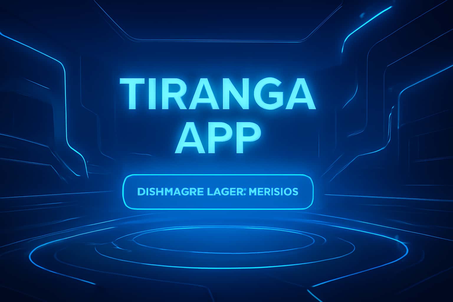 Futuristic digital landscape